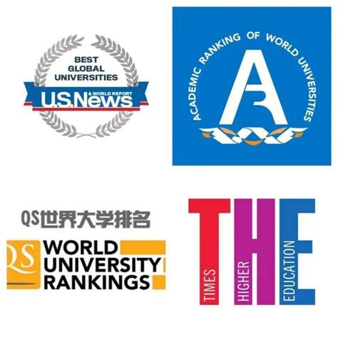 四大榜单世界大学综合排名