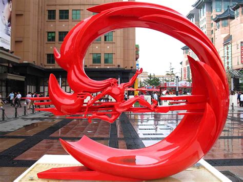 四川广场不锈钢雕塑设计