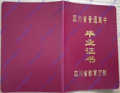 四川省九零年高中毕业证范本