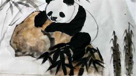 国宝大熊猫怎么画
