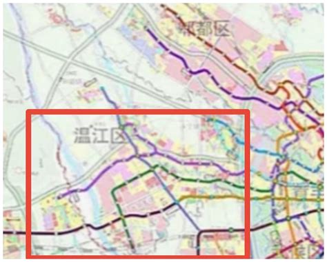 地铁温江28号线规划图