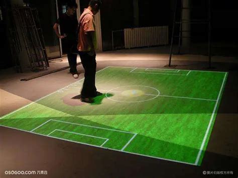 地面虚拟足球