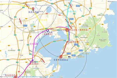 坐高铁去青岛到哪个站离海边近