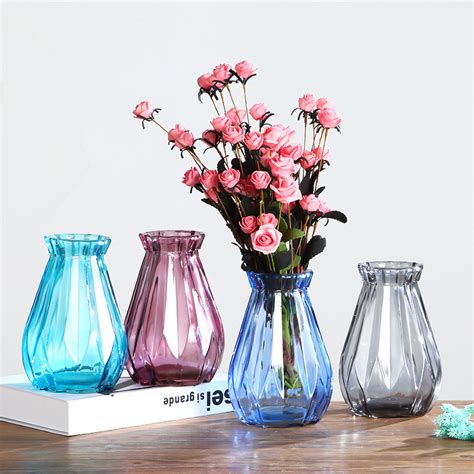 塑料仿玻璃花瓶