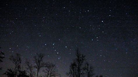夜晚星星真实照片