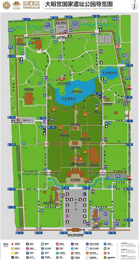 大明宫国家遗址公园跑步路线图