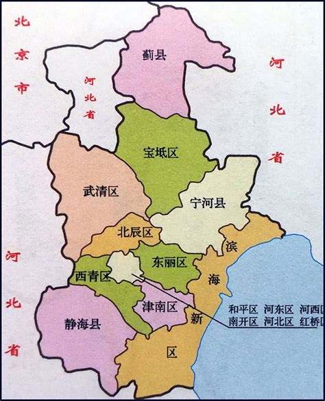 天津城区地图全图