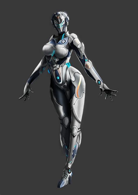 女性机器人战士