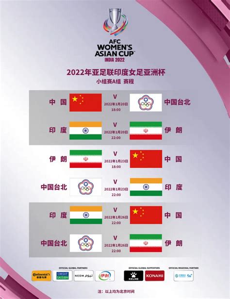 女足亚洲杯小组赛比分