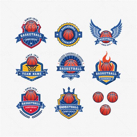 好看的篮球元素logo