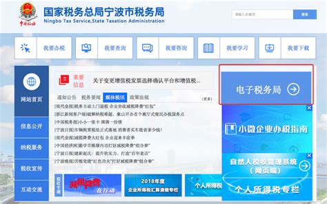 宁波电子税务局官网