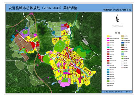 安远县环城公路规划图