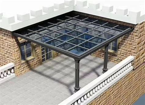 宜宾遮阳棚钢结构玻璃定制