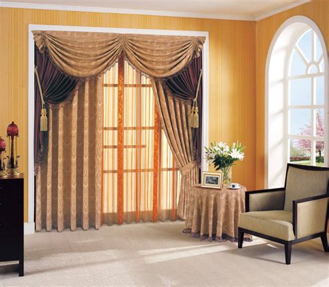 客厅美式装饰窗帘