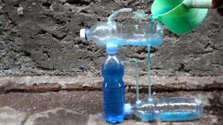 小瓶子做循环流水