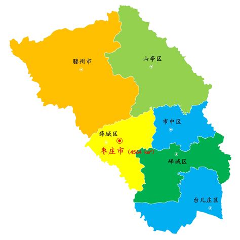 山东地图最新版枣庄地图