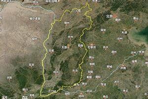 山西省卫星地图高清版大图