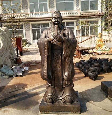 广东孔子铜雕塑定做