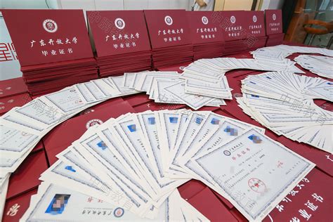 广东开放大学荣誉证书图片