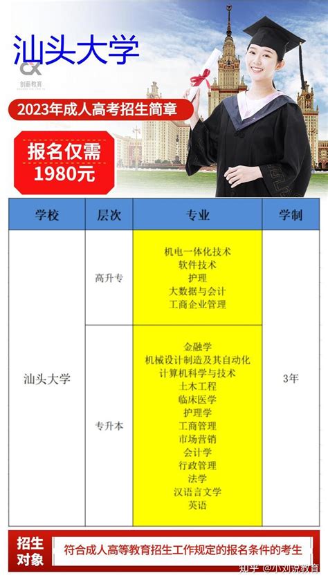 广东汕头成人学历提升报名中心