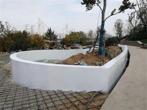 广安公园玻璃钢花池供应