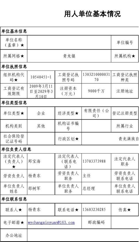 广州用人单位登记表怎么办理