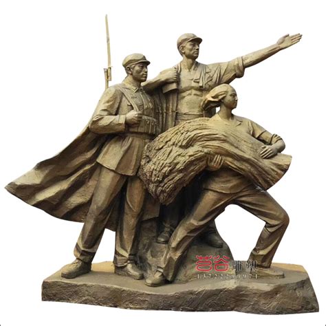广西党建铸铜雕塑