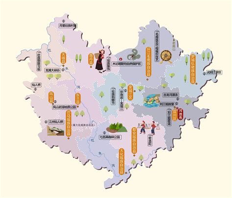 广西河池地图全景图