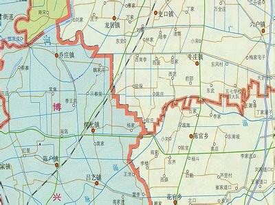 广饶镇行政区划图