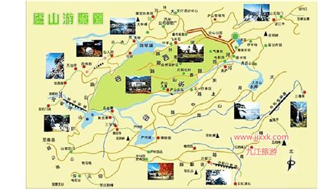 庐山风景区详细地图