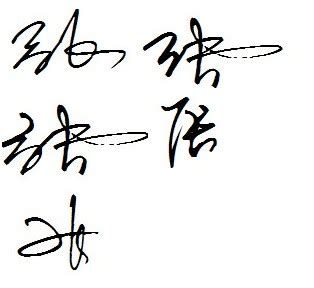 张芳红的艺术签名怎么写