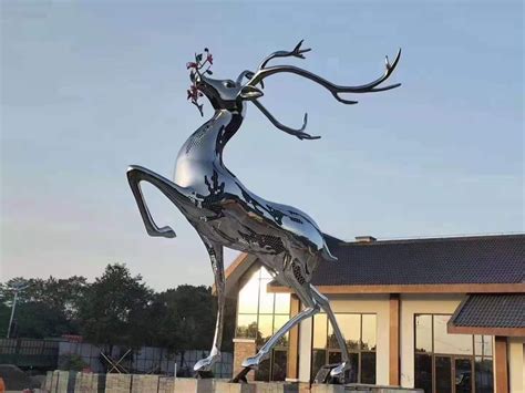 德州附近不锈钢动物雕塑