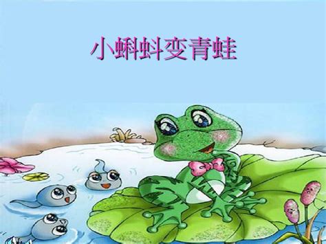 怕变青蛙的蝌蚪读后感