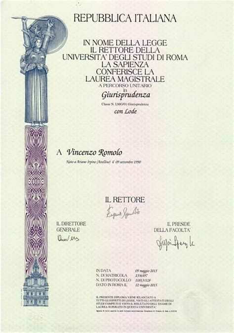 意大利毕业证 认证