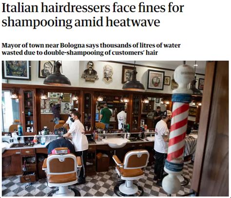 意大利禁止理发头洗两遍