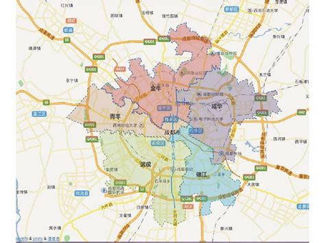 成都市行政区划图2022
