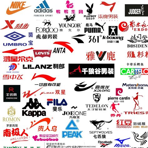 所有衣服品牌标志名字