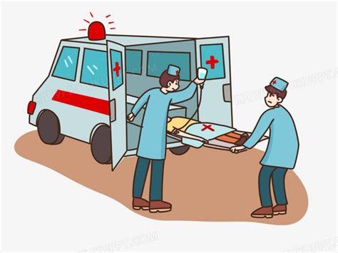 救护车图片卡通图片