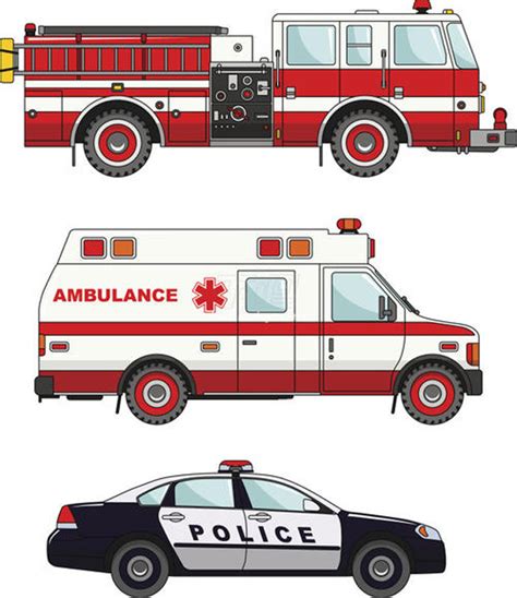 救护车警车消防车警笛的区别