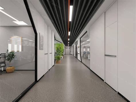 整层办公室走廊设计