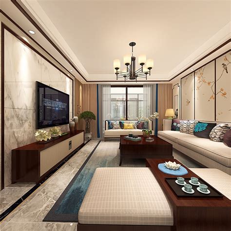 新中式风格家装客厅