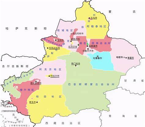 新疆伊犁地图