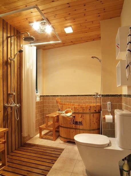 日式风格木浴室
