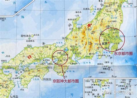 日本三大河流地图