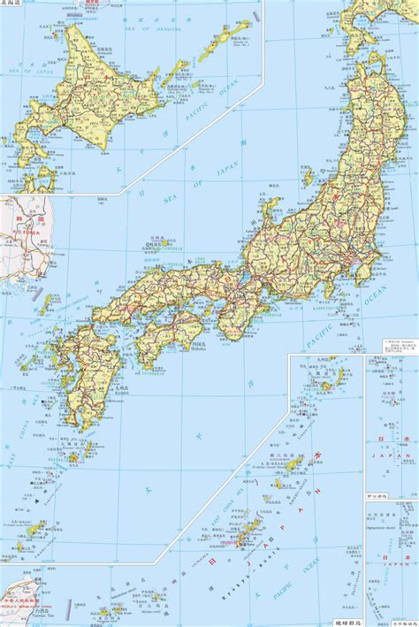日本全国地图高清版