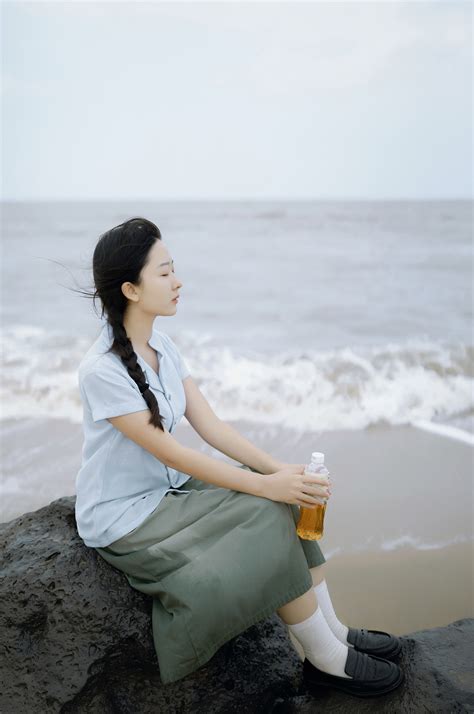 日系个人写真海边