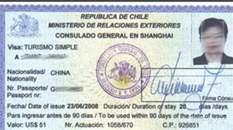 智利工作签证