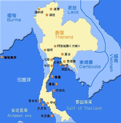 曼谷地图位置图片