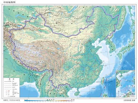 最正规的中国地形图