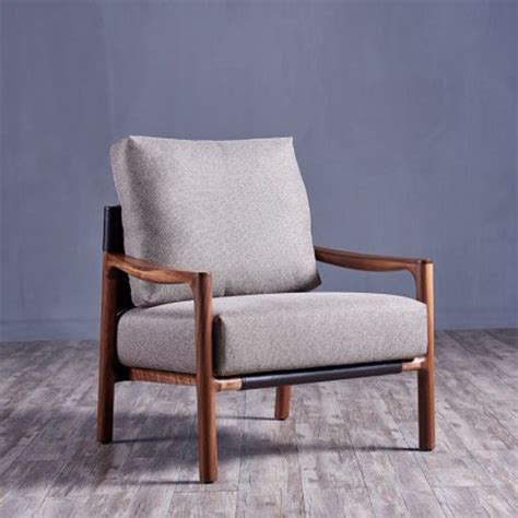 木质休闲椅单人沙发